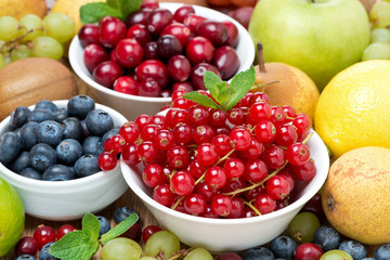 assorted fruits and berries
