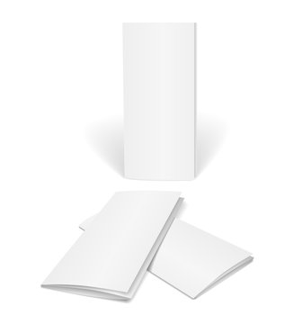 blank vector brochure template