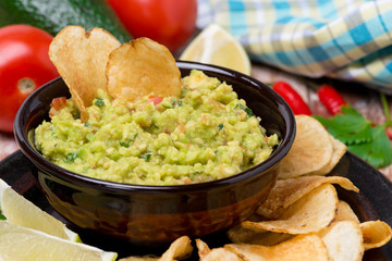 Mexican sauce guacamole