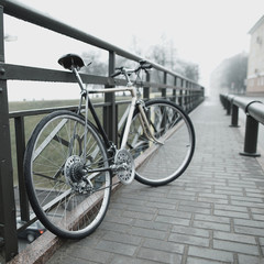 Obraz premium old bike on the street