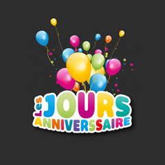 les jours anniversaire