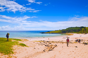 Anakena Beach Easter Island