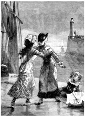 Girls : Friendship - Amies - end 19th century