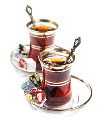 Turkish tea and delights