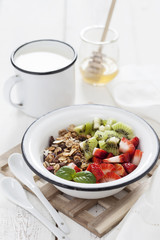 Muesli with berries