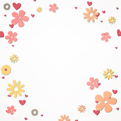 Vector Illustration of a Flower Background