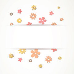 Vector Illustration of a Flower Background