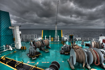 Storm at sea