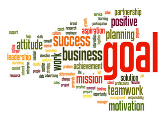 Goal word cloud