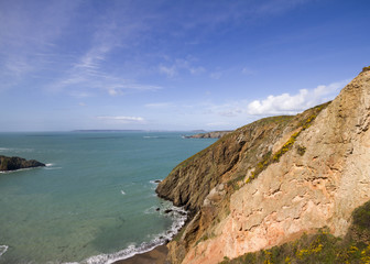 Fototapeta na wymiar Coastal scene on Sark