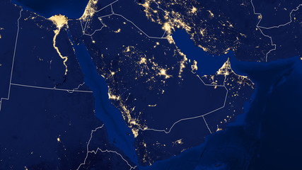 Arabian Peninsula - Night - 02