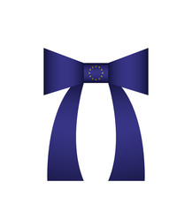 flag of European Union bow