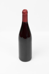 wine on the white background