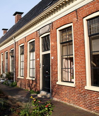 Oldd houses in the pepperguesthouse in Groningen