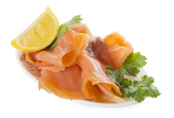 Lonchas de salmón