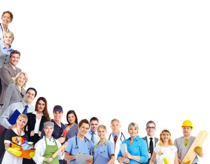 Group of workers people.