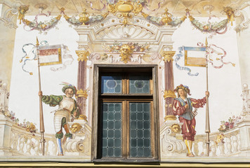 Fototapeta na wymiar Medieval fresco