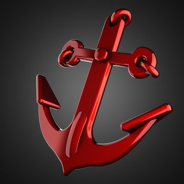 metallic anchor