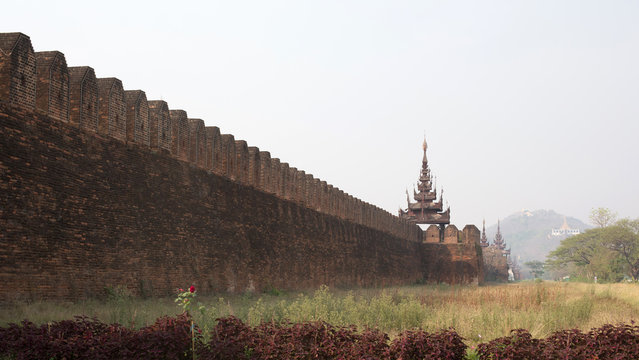Mandalay Palace wall