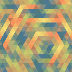 Obraz premium Seamless Triangle Pattern, Background, Texture Vector Geometric
