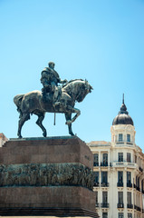 Statue in Montevideo, Uruguay