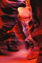 Red rocks of Antelope Canyon, Page, Arizona, USA