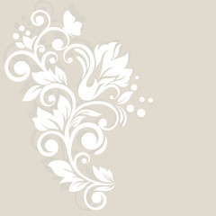 Floral background. Wedding card or invitation abstract