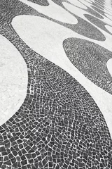 Cercles muraux Copacabana, Rio de Janeiro, Brésil Copacabana Beach Boardwalk Rio de Janeiro Brazil