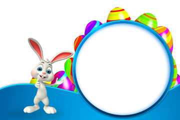 cute easter bunny with best sign