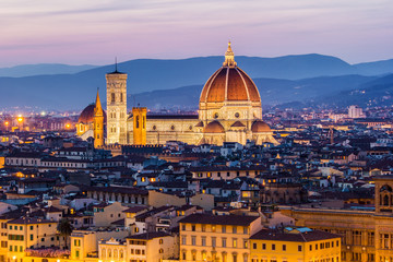 Fototapeta na wymiar Florencja, panoramiczny widok - Włochy