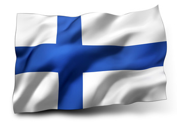 Obraz premium flag of Finland