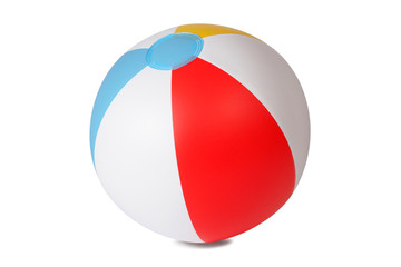 Isolated beach ball