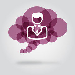 Cloud_businessman © oleg_grafkov