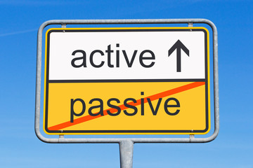 active instead passive