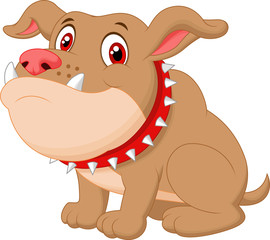 Cute bulldog cartoon