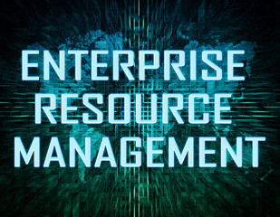 Naklejka na ściany i meble Enterprise Resource Management