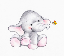 Cute elephant - 63262596