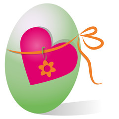 Ei,Schleife,Geschenkband,Herz,Blume,frei,Vektor