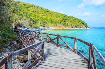 Koh larn beach island at Pattaya Thailand