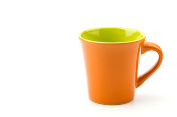 Isolated Orange mug
