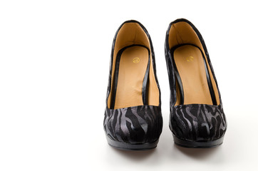 Women shoes isolated white background