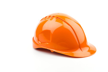 Isolated safety helmet hat