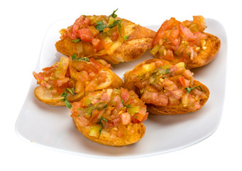 Bruschetta with tomato