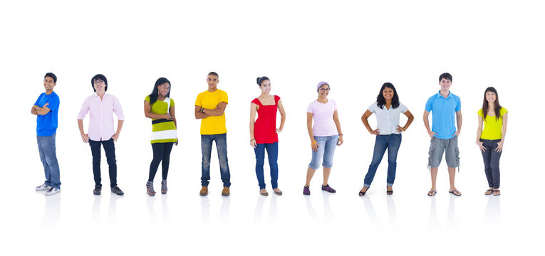 Group of People Standing