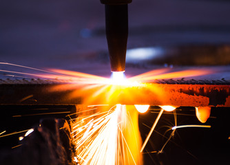 metal cutting with acetylene torch