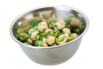 Crispy green peas