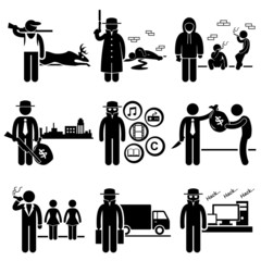 Illegal Activity Crime Jobs Occupations Careers