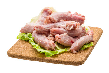 Raw chicken neck