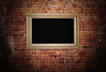 Old wooden frame