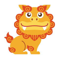 シーサー 沖縄 イラスト